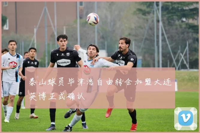 泰山球员毕津浩自由转会加盟大连英博正式确认